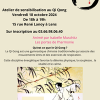 Affiche atelier Qi Qong