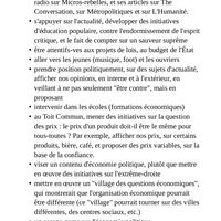 Propositions à prioriser