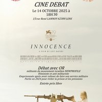 affiche ciné débat INNOCENCE TOIT COMMUN AFPS ARRAS ST POL