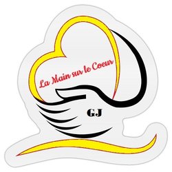 la main sur le coeur logo